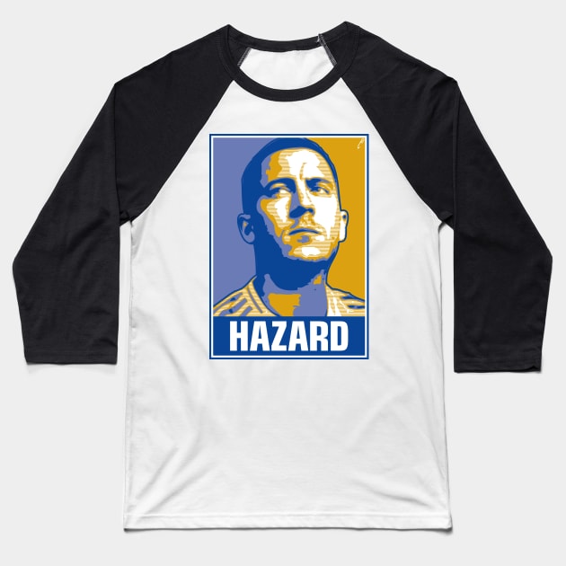 Hazard Baseball T-Shirt by DAFTFISH
